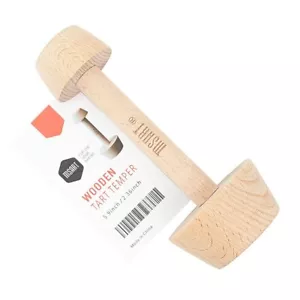 Tart Tamper Pastry Tamper Mini Pan Wood Wooden Shell Dough Muffin Metal by fo... - Picture 1 of 7