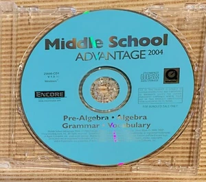 Middle School Advantage ALGEBRA GRAMMAR VOCABULARY - 2004 CD for Windows - New - Picture 1 of 1