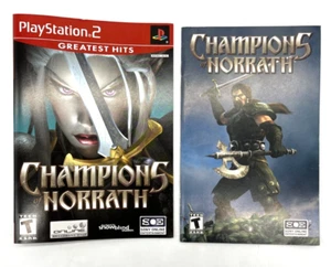 Champions of Norrath Greatest Hits (PlayStation 2, 2004) Cover Art & Manual ONLY - Picture 1 of 2