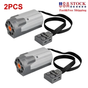 2 Stck. 8883 Power Funktionen für LEGO M Motor elektrisch montiert Baustein Spielzeug - Bild 1 von 10