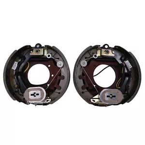 Trailer Brake Pair 12-1/4" x 3-3/8" For Dexter 9k to 10k lb Axles (Right + Left) - Picture 1 of 10