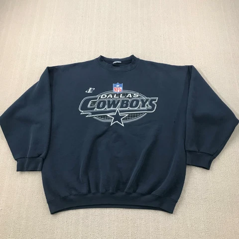 Vintage Dallas Cowboys Sweater Mens XL Blue Logo Athletic ProLine NFL 90s * Cover