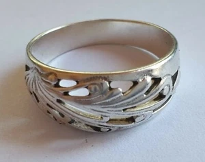 Vintage Soviet USSR ring sterling silver 925 ⭐ Size 8.5 Weight 3 g. - Picture 1 of 7