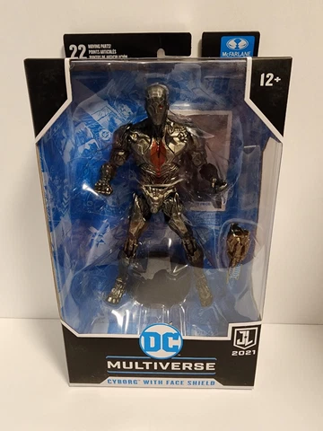 McFarlane Toys DC Justice League Cyborg With Face Shield Action Figure Walmart E Cover