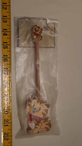 Bartolucci Kitty Cat Clock with Red Bow Tie Italy Pendulum Cover