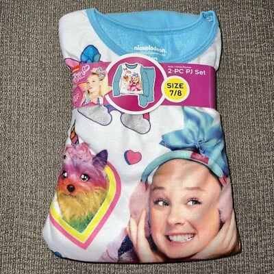 Conjunto de pijama Jojo Siwa niñas talla 7/8 2 piezas polar Living Your Dream Nickelodeon Foto 1 de 4