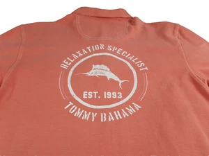 Tommy Bahama Relaxation Specialist Short Sleeve Polo Shirt Mens XL Pima Cotton - Picture 1 of 7