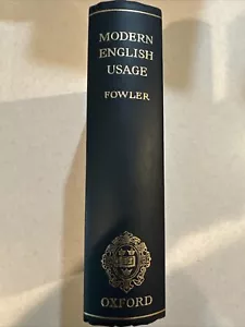 A Dictionary Of Modern English Usage H.W Fowler Hardback Book Oxford Press 1957 - Picture 1 of 10