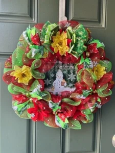 20 in Let It Nieve Hecho a Mano Corona de Navidad Decoración del Hogar Corona de Navidad - Imagen 1 de 1