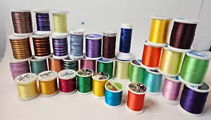 Rayon machine embroidery thread - Sulky variegated Madeira lot of 34 - Picture 1 of 10
