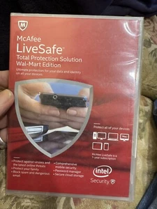 Tech Depot Services McAfee LiveSafe - Unlimited Device 1 Year Subscription New - Picture 1 of 2