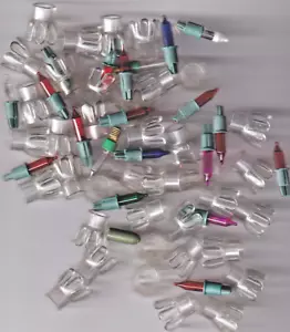 Ricambi luci albero di Natale vintage 20 lampadine colorate 35 coppelle plastica - Foto 1 di 1
