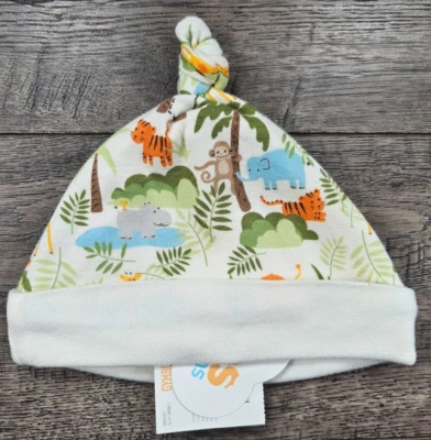 Baby Boy новый Gymboree 3-6 месяцев в джунглях Beanie Cap шляпа - Изображение 1 из 2