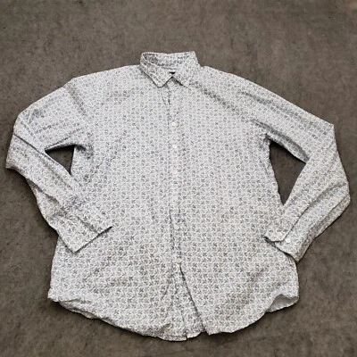 Rodd Gunn Shirt Mens Extra Large Blue Long Sleeve Button Up Casual Adult * - Image 1 of 4