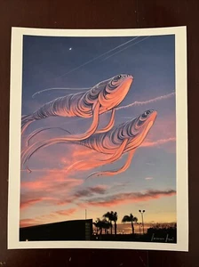 Lauren Tsai Marine Animal Signed  Giclee Print DCON Designer Con 2023 - Picture 1 of 2