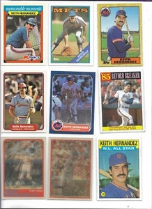 KEITH HERNADEZ LOT (13) MEMORABLE MOMENTS, BATTING LEADERS, VINTAGE, SPORTSFLIX - Picture 1 of 2
