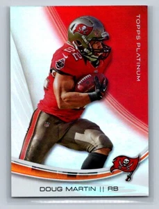 2013 Topps Platinum #50 Doug Martin Tampa Bay Buccaneers - Picture 1 of 2