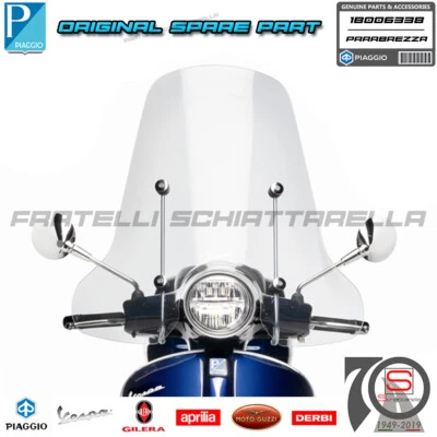 Parabrezza Paravento Schermo Originale Piaggio Vespa ABS GTS Super dal 2017 1... - Immagine 1 di 2