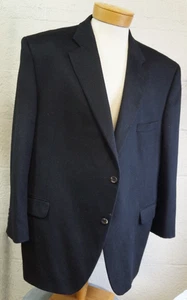 Peter Carland - Black MINK / CASHMERE Gorgeous Mens 50R Blazer Jacket - MINT - Picture 1 of 13