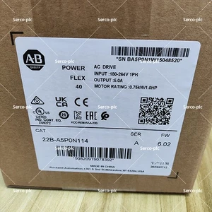 Allen-Bradley 22B-A5P0N114 PowerFlex 40 unità AC 240VAC 5A 1HP 22BA5P0N114 - Foto 1 di 5