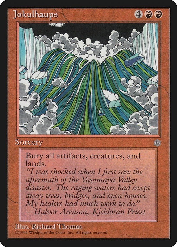 Jokulhaups Ice Age Magic The Gathering MTG Card - Image 1 of 1