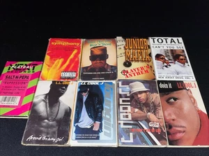 Jr. Mafia Notorious B.I.G. LL Cool J Marley Marl Salt rap hip-hop 9 cassette lot - Picture 1 of 8