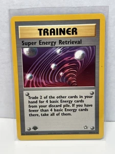 Super Energy Retrieval 89/111 1st Edition Rare Neo Genesis Pokemon Card TCG - Picture 1 of 2
