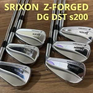 Srixon ZForged Irons 5PW 6 pcs D.G. DST S200 Steel Shaft Black/Red - Picture 1 of 11