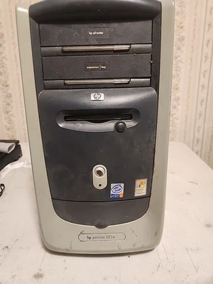 Vintage HP Pavilion 551W Desktop PC Intel Pentium 4 1.6ghz 96MB Ram No HDD - Image 1 of 4