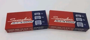Swingline Vintage No. "Grapas de alambre de alto carbono con punta de cincel de 13-1/4"" 2000 quilates nuevas de stock" - Imagen 1 de 5
