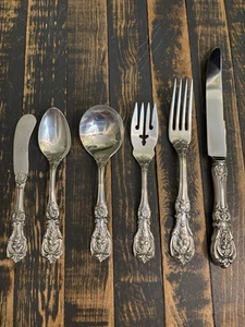 Reed & Barton Sterling Silver Flatware Set for 8 Service 49 pieces - Picture 1 of 13