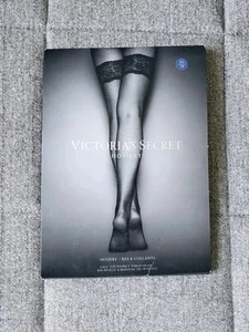 Victoria's Secret Blue Lace Top Fishnet Thigh Highs Size XS - Picture 1 of 8