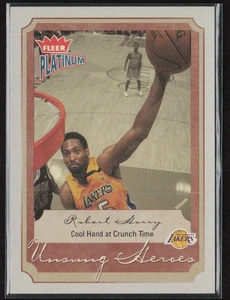 2002-03 Fleer Platinum Platinum Finish #/100 Robert Horry #152 Lakers - Picture 1 of 2