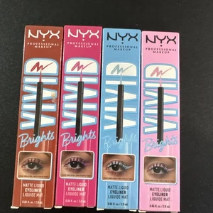 Nyx Matte Liquid Eyeliner Bundle Pink Blau - Bild 1 von 2