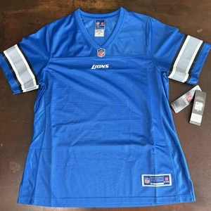 Detroit Lions Women’s Pro Line NFL Team Rep Jersey Blue Blank sportswear - Picture 1 of 28