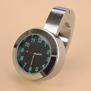1x Motorcycle Clock 7/8" 1" Bike Watches Clock Waterproof Handlebar Watch - Picture 1 of 4
