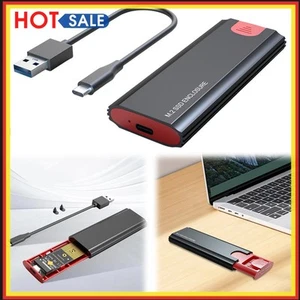 M.2 NVME NGFF SATA SSD Case Aluminum Alloy Solid State Drive External Enclosure - Bild 1 von 21