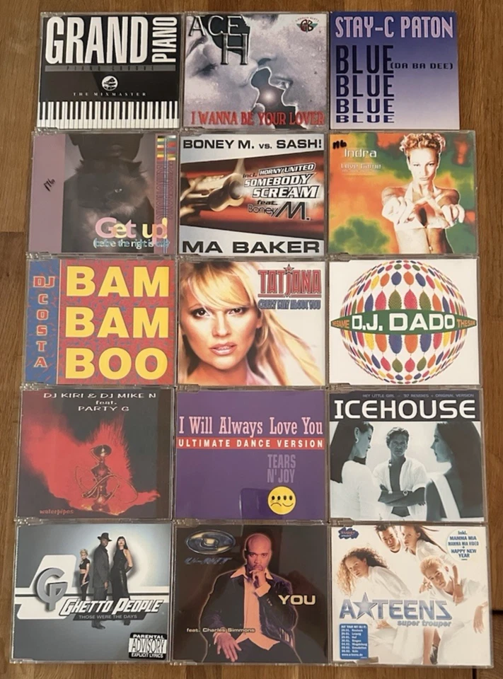 Konvolut / Convolute 15 Maxi CDs Dance/Euro House/Clubsounds - 15 pieces - Bild 1 von 2