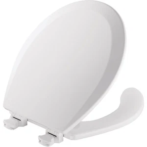Mayfair Round Open Front White Toilet Seat with Cover 440EC000 Mayfair 440EC000 - Picture 1 of 1
