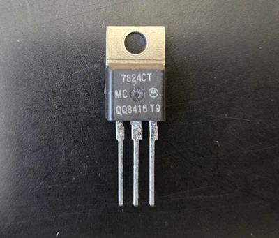 MC7824CT Motorola 24V 1A Positive Linear Voltage Regulator ~NEW~ - Image 1 of 2