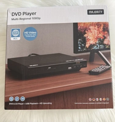 2025 HDMI DVD Player | 1080P Region Free Mini DVD Player with USB & Remote - Image 1 of 2