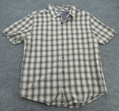 Horny Toad Shirt Mens Large Multicolor Plaid Short Sleeve Button Up Adult L - Image 1 of 4