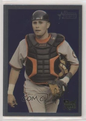 2006 Bowman Heritage Silver Foil Eliezer Alfonzo #287 Rookie RC - Image 1 of 2