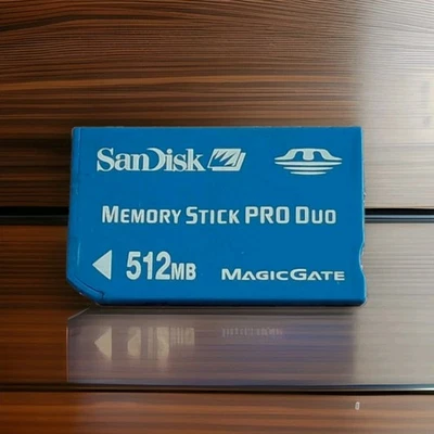 512MB MEMORY STICK PRO DUO CARD FOR PSP + CYBERSHOT CAMERA - Image 1 of 3