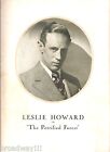 Leslie Howard "THE PETRIFIED FOREST" Humphrey Bogart / Peggy Conklin '35 Program