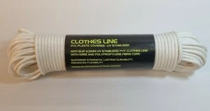 30mtr x 4,5 mm Draht & Faserkern PVC Wäscheleine / Waschlinie. - Bild 1 von 1