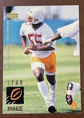 Derrick Brooks 1995 Upper Deck Star Rookie #21 radiocontrol Foto 1 de 3