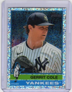 2025 Topps Heritage Gerrit Cole 394 Chrome Silver Sparkle Refractor NY Yankees - Bild 1 von 2
