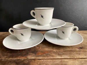 Lot de 3 Tasses à Expresso Nespresso et soucoupes - Made in Germany - Imagen 1 de 8