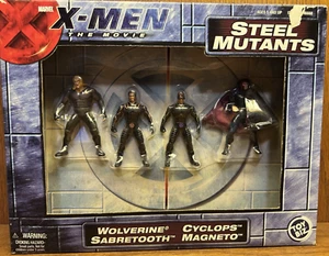 X-Men The Movie Steel Mutants 4 Action Figures (2.5") Toy Biz - Picture 1 of 4